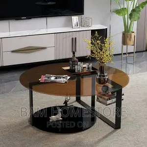 Glass and Wooden Table