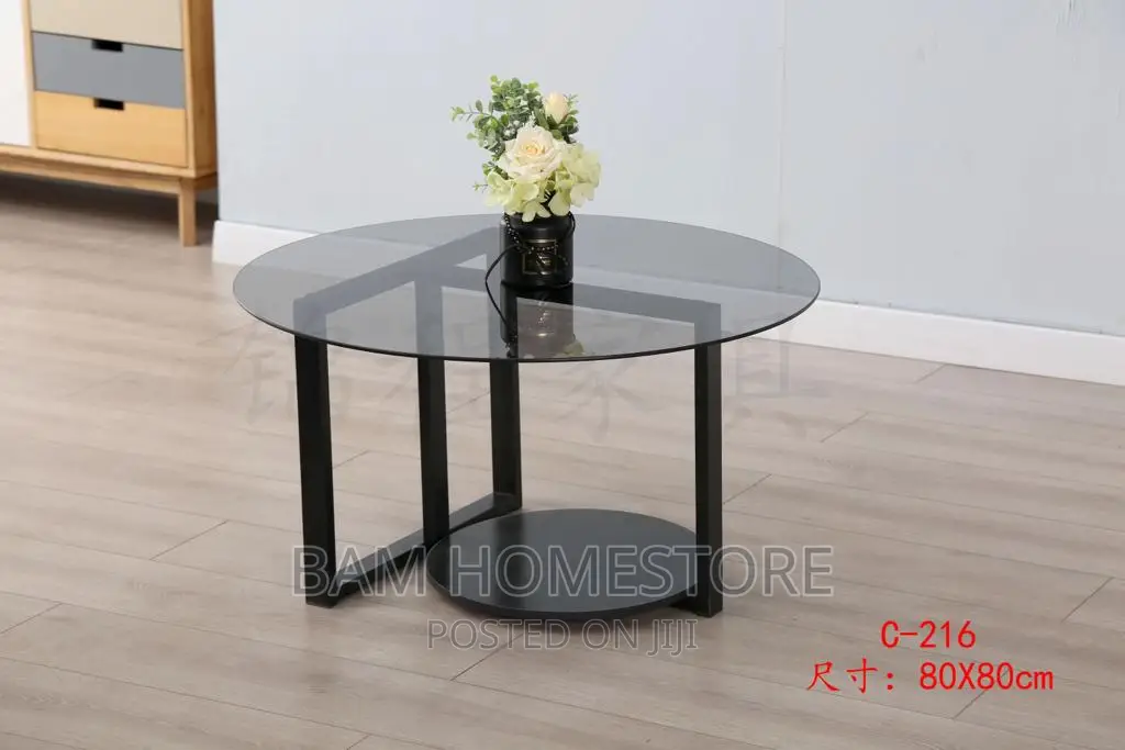 Glass and Wooden Table