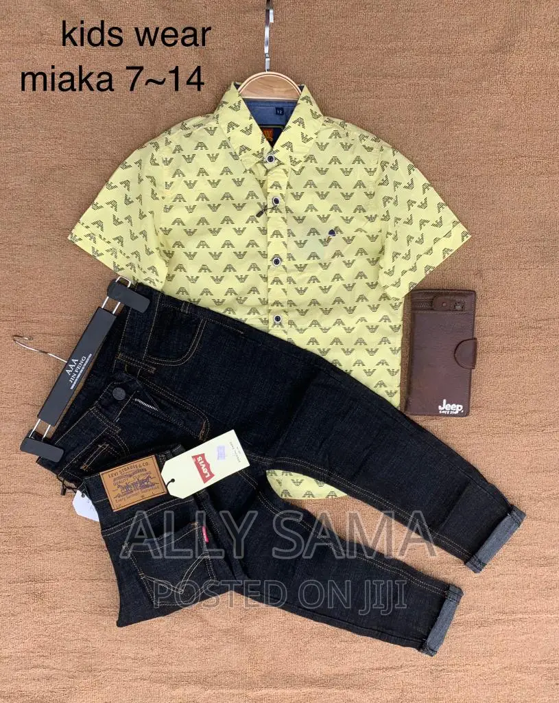 Kids Shirt Jeans Full Good Quality for Boys
