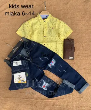 Kids Shirt Jeans Full Good Quality for Boys