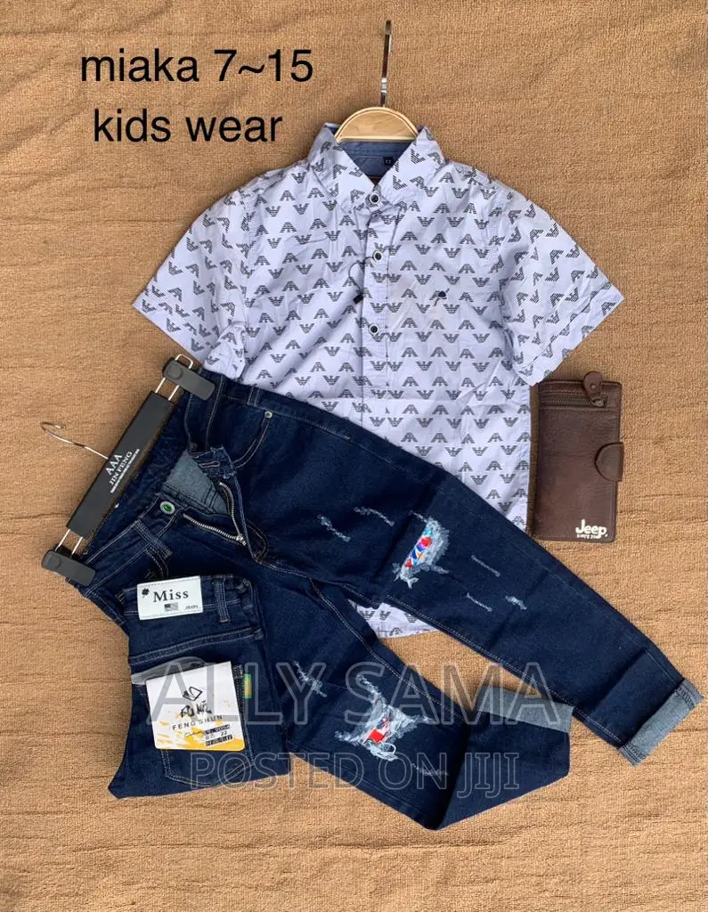 Kids Shirt Jeans Full Good Quality for Boys