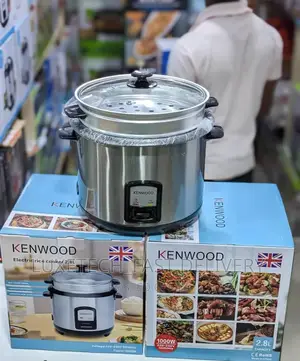 Kenwood Rice Cooker 2.8L Non-Stick Coated With Steam Basket