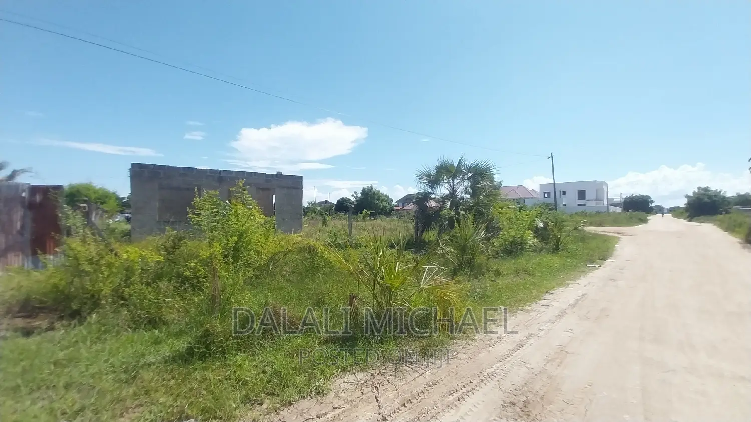 Corner Plot for Sale Mbweni .