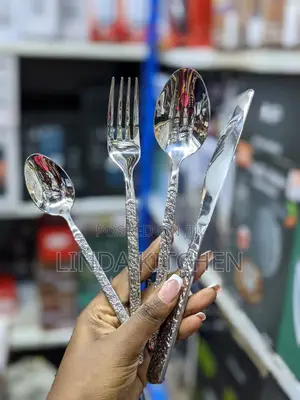 Cutlery Set Fork6pcs, Knife6pcs, Spoon6pcs and Tea Spoon 6pc