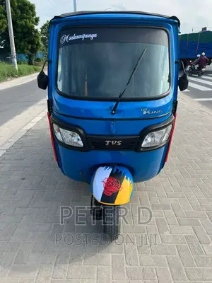 TVS King Deluxe Plus iTouch Start 2023 Blue