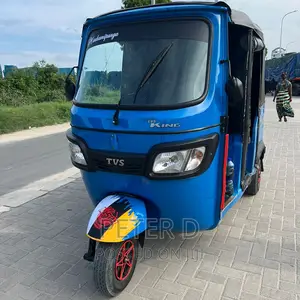 TVS King Deluxe Plus iTouch Start 2023 Blue