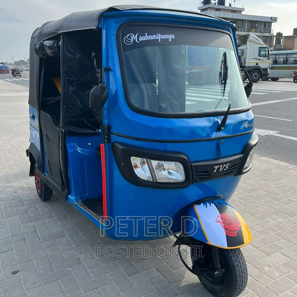 TVS King Deluxe Plus iTouch Start 2023 Blue