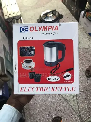 24V Car Kettle - 500ML, Water Heater For Caravans