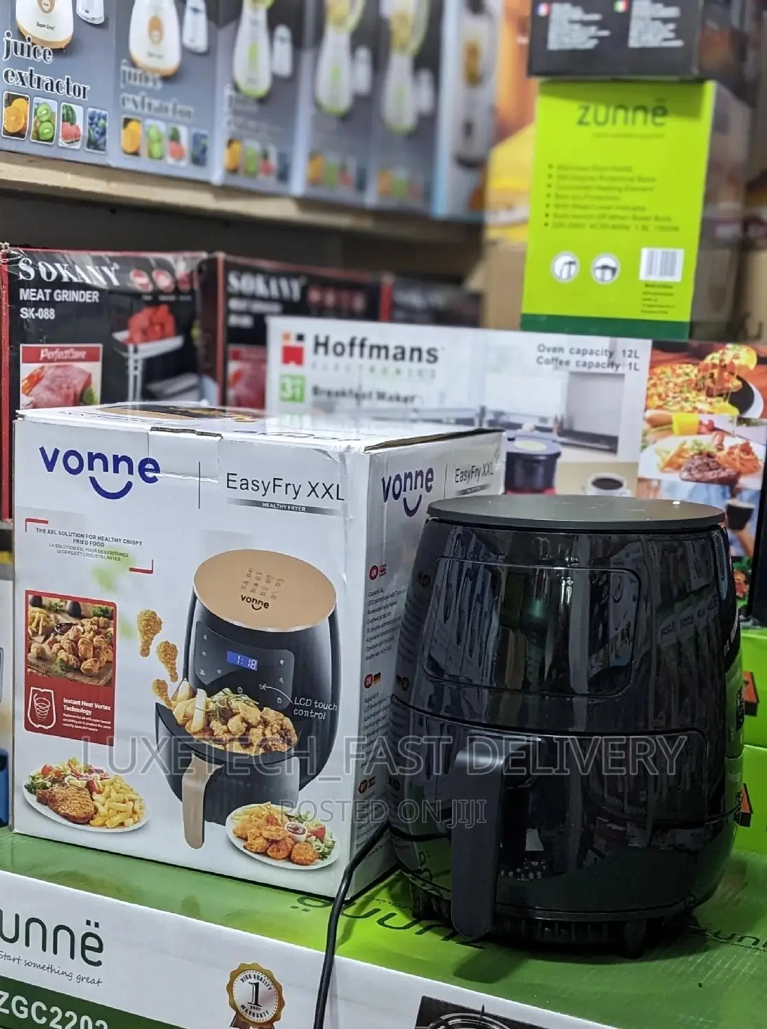 Vonne 6 Litres Digital Touch Air Fryer Multifunction