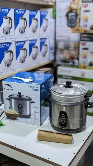 Dolphin 4 Litres(1.5kg) Electric Rice Cooker With Steamer