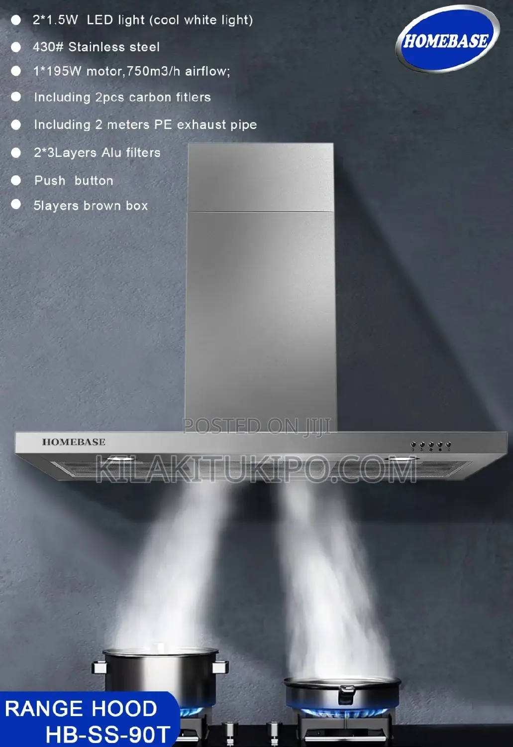 Range Hood Hb-Ss-90t