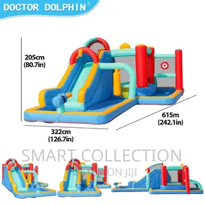 Dr Dolphin Jumping Castle With Electric Blower