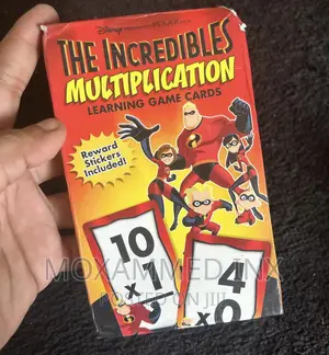 The Incredible Multiplication Flash Cards