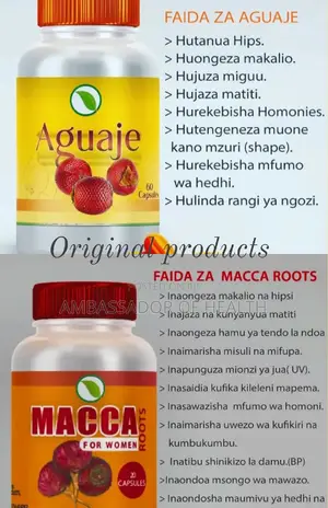 Aguaje Na Macca Kwa Pamoja Zitakupa Shape Na Umbo Namba 8