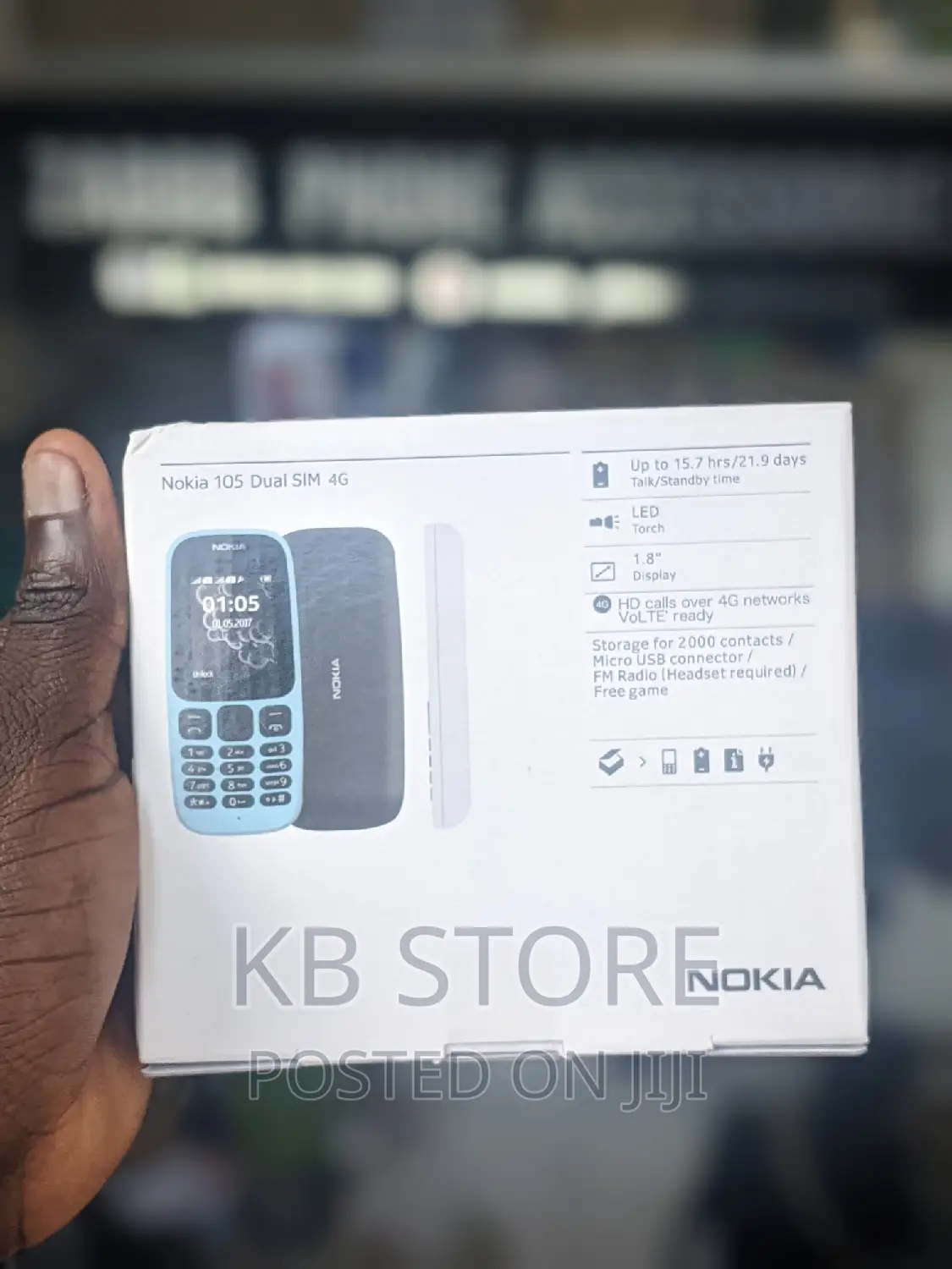 New Nokia 105 Black