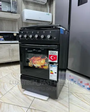 Euron Cooker 3 Gas 1 Electric Burner 50*50 Black