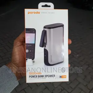 Porodo 3-in-1 10000mah Power Bank Speaker
