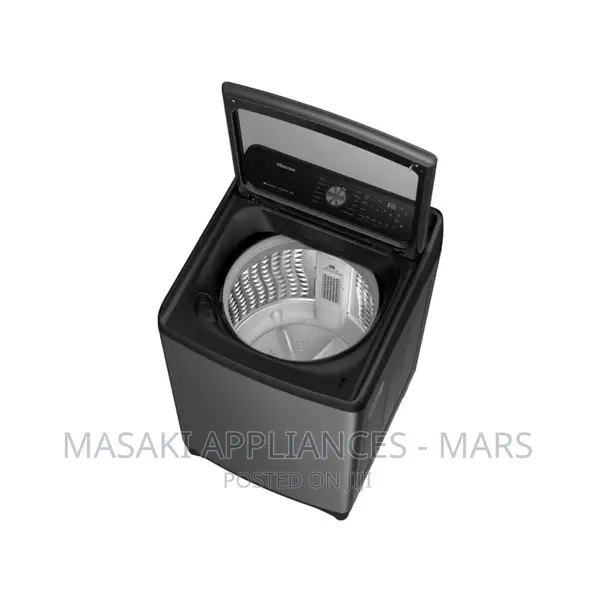 New Hisense 18kg Top Loader With Wifi Titanium Silver | WT5T