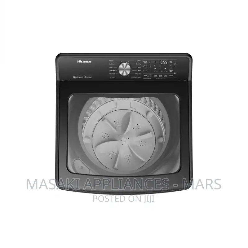 New Hisense 18kg Top Loader With Wifi Titanium Silver | WT5T