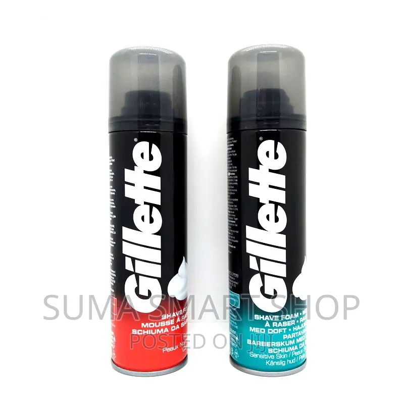 GILLETTE Shaving Foam. (Toa NDEVU Bila Vipele)