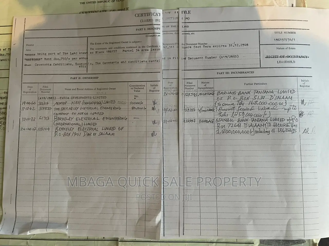 Plot for Sale at Moroko Uporonto