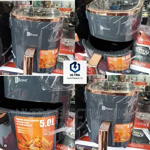 Bravo Air Fryer Durable Yenye Lita 5