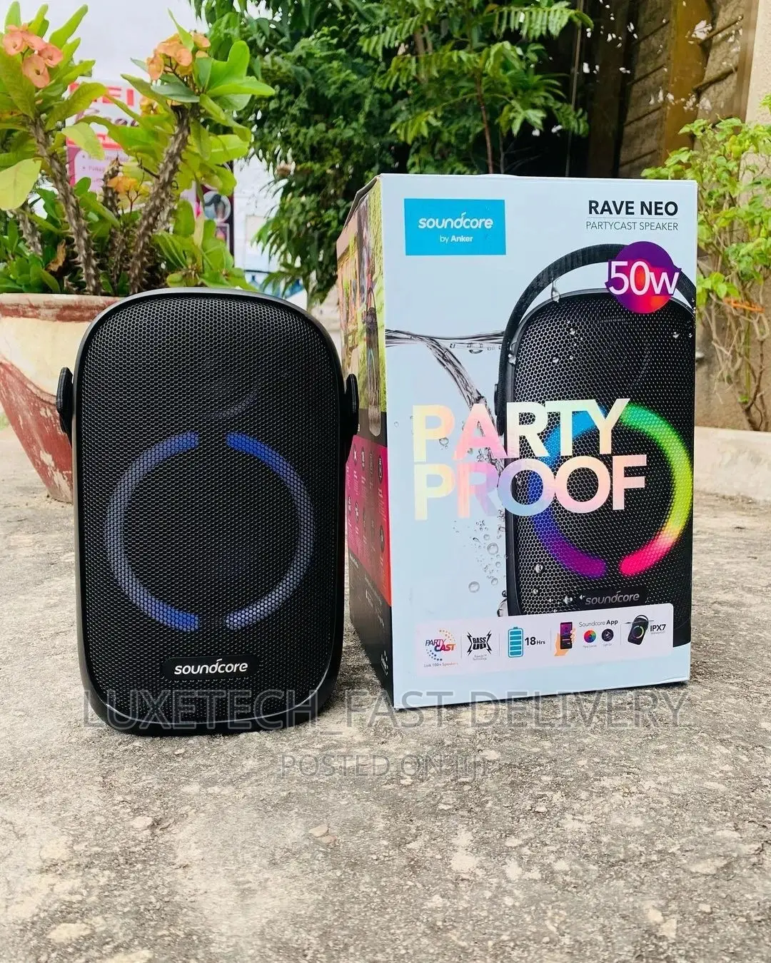 Soundcore Rave Neo Portable Bluetooth Speaker