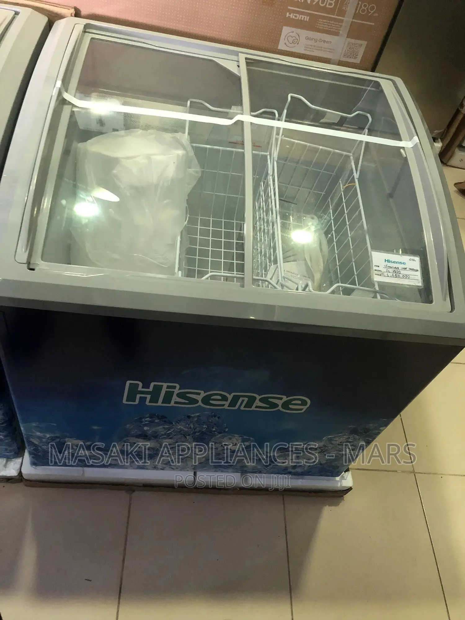 NEW Hisense 213 Liter Showcase Chest Freezer FC28 COMMERCIAL