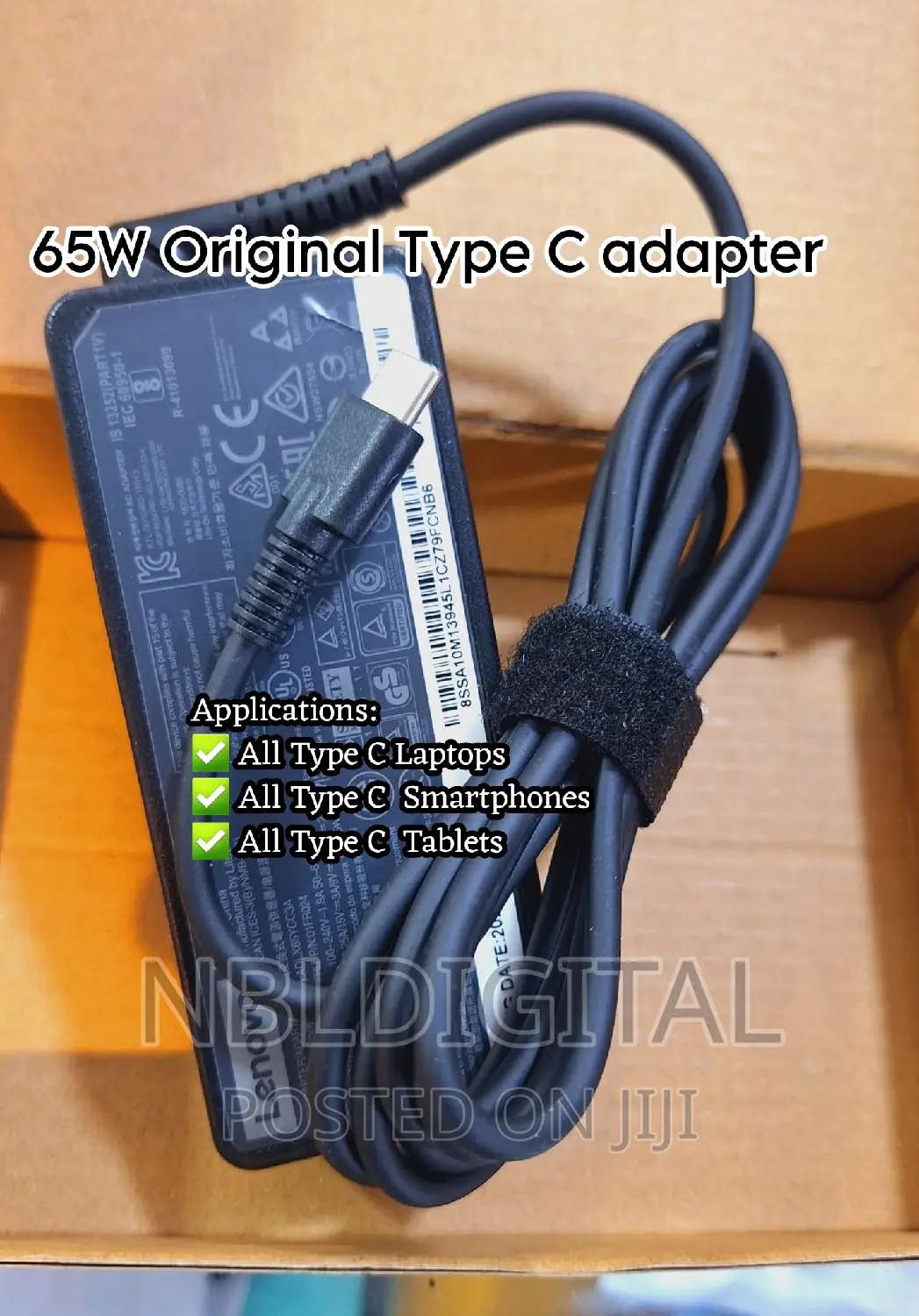 Original 65w Type C Adapter