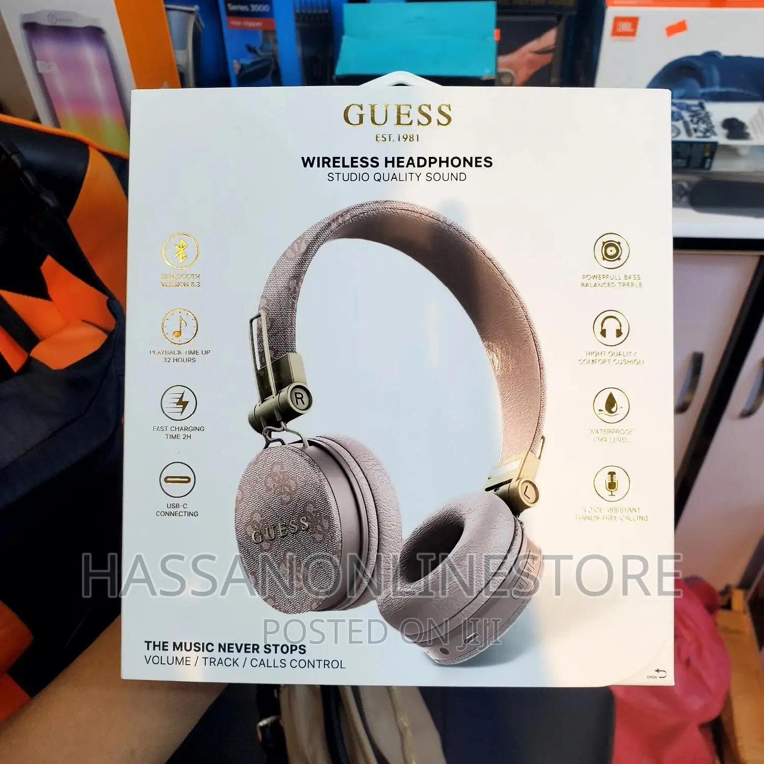 Guess Wireless Headphones 4G - Pink