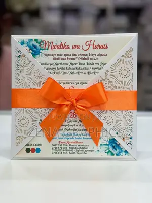 Ribon Wedding Cards