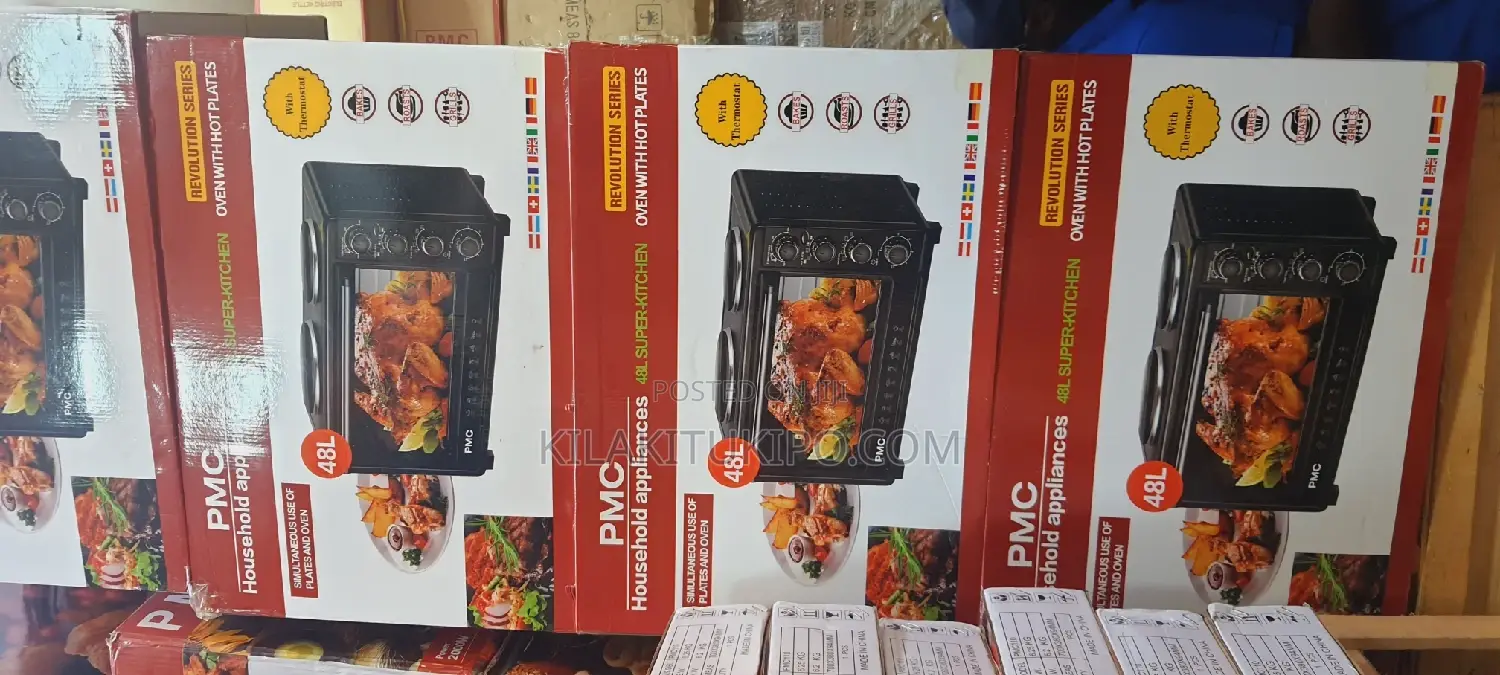 Oven With Hot Plates 48L