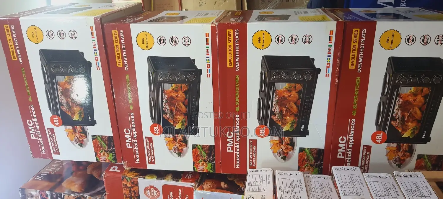 Oven With Hot Plates 48L