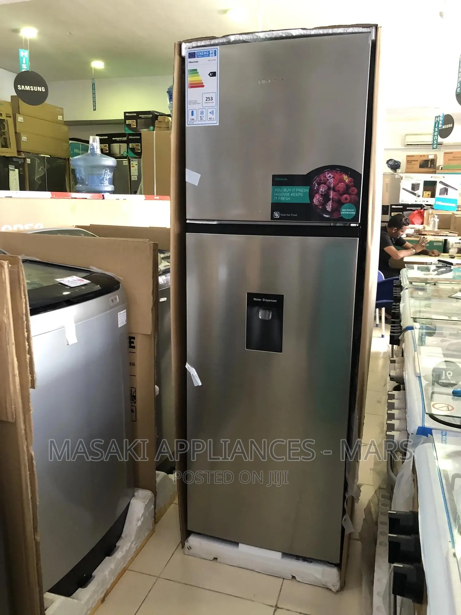 New Hisense 247l Double Door Refrigerator | H321ti-Wd