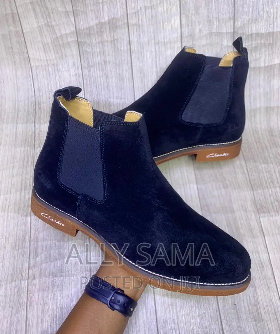 Mens Boots Clarks Material Leather