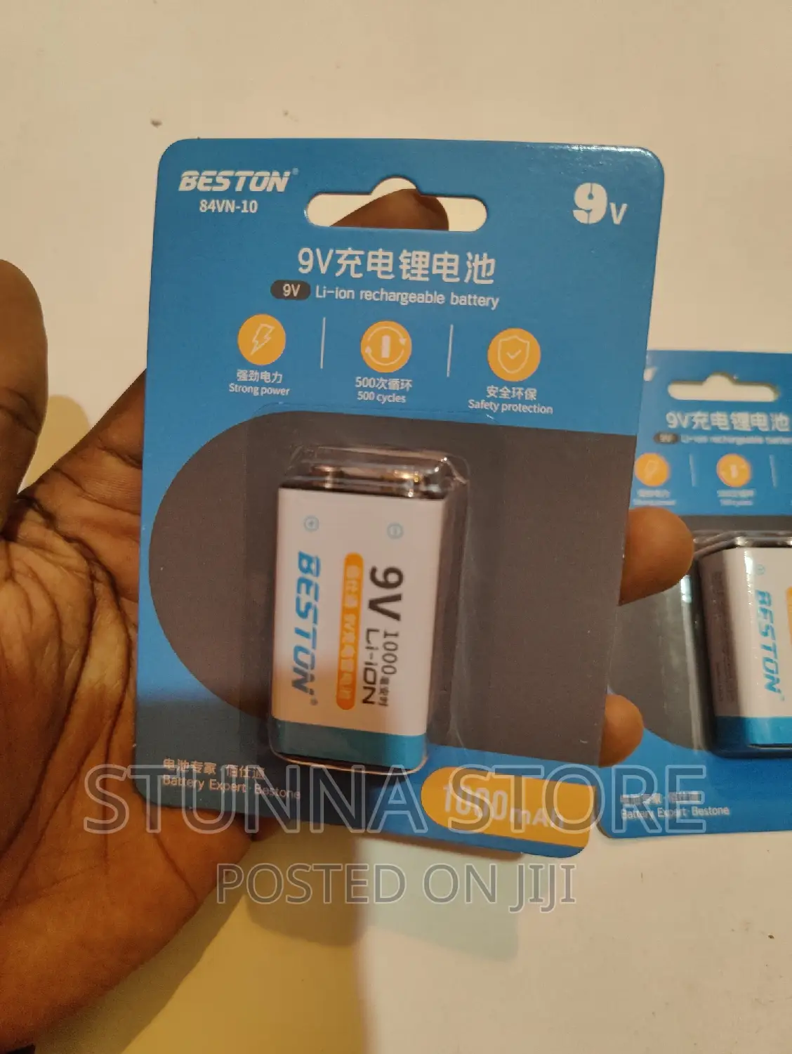 9V Rechargeable Battery