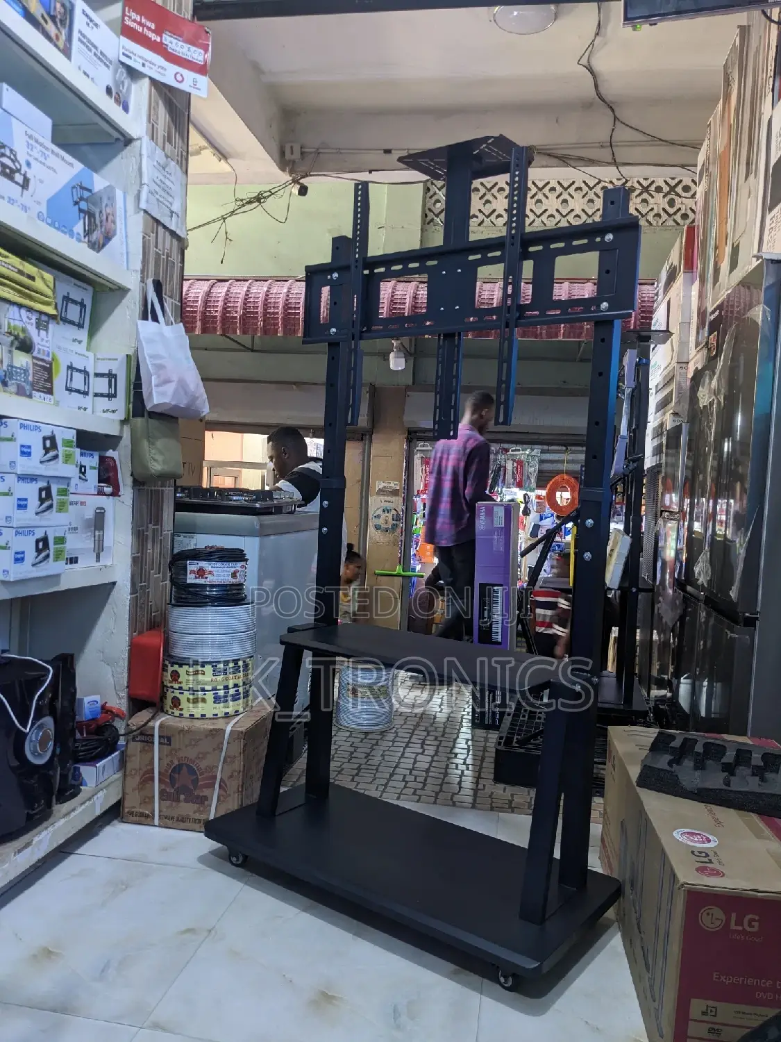 V-Star Mobile Stand Fits 55"- 98"