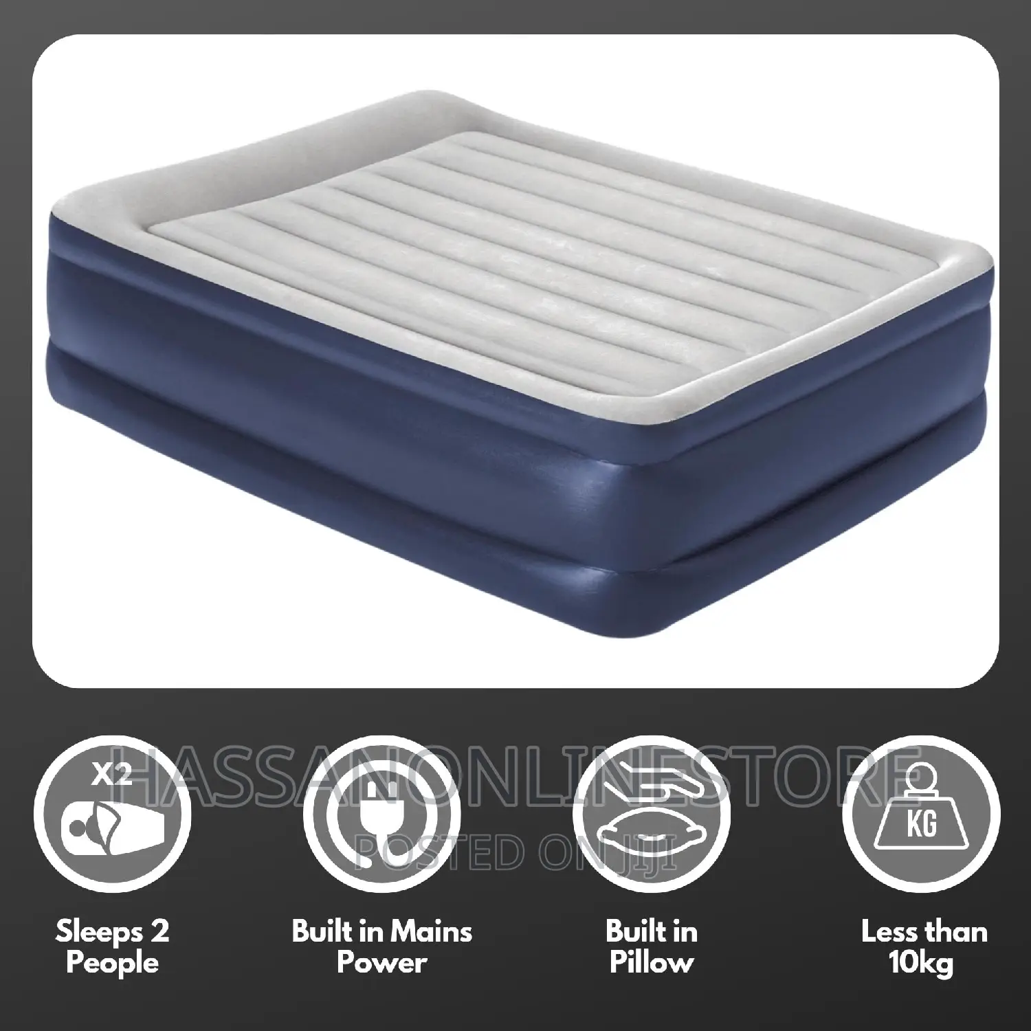 Bestway Essential Comfort Air Mattress Queen 18 Inches