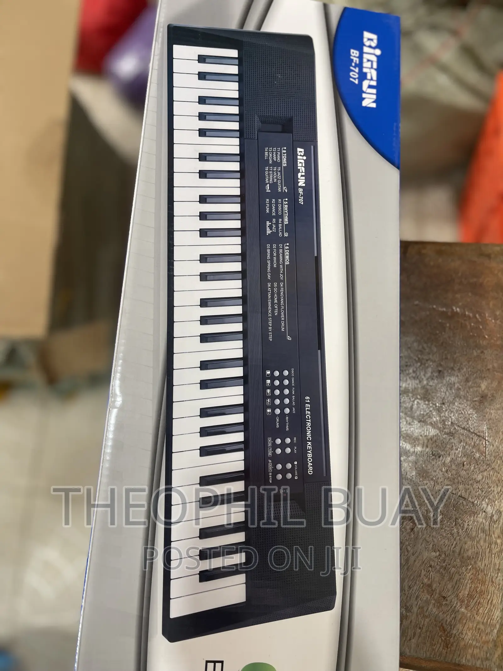 Piano 61keys With Microphone For Kids Learning