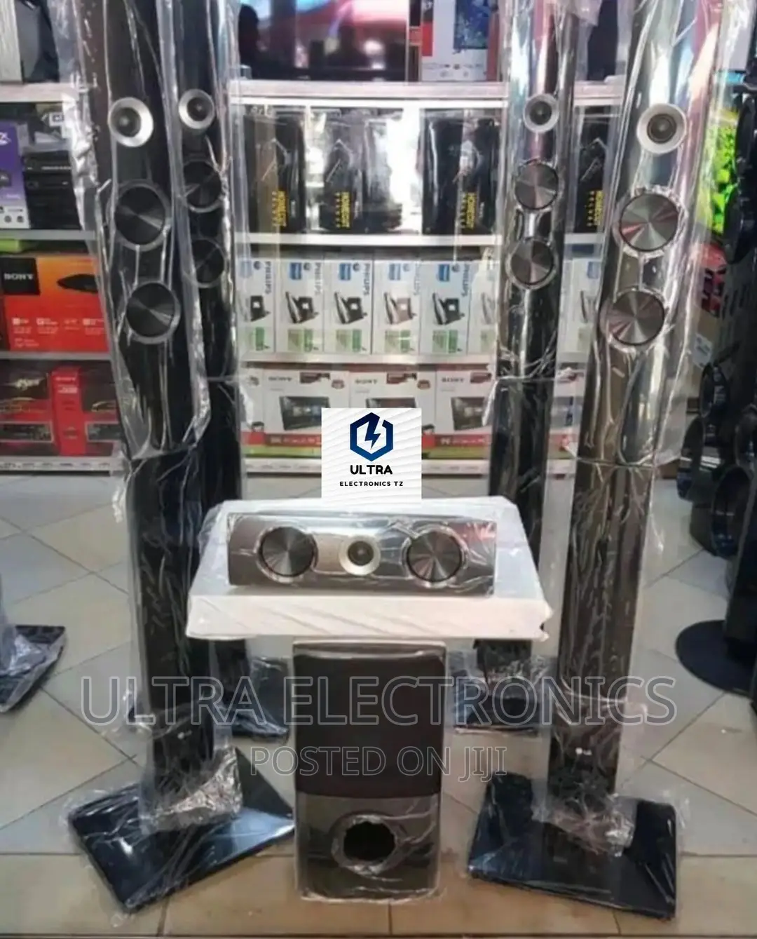LG Home Theater System Yenye Tower Speakers 4 Na Bass Blast