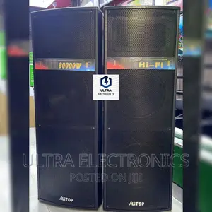 Alitop Speaker Yenye 2 Tower Speakers Na Wireless Mic 1