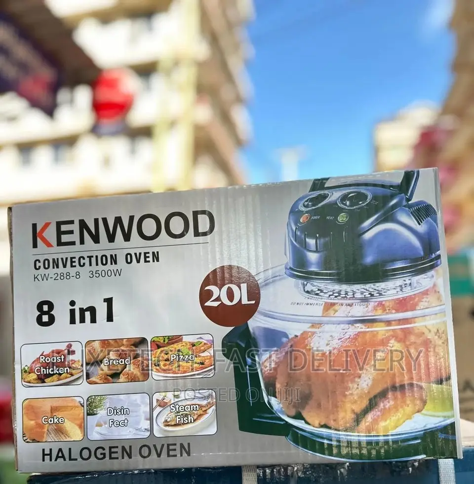 Kenwood 20l 8-in-1 Convection Halogen Oven – (Air Fry, Bake, Grill)