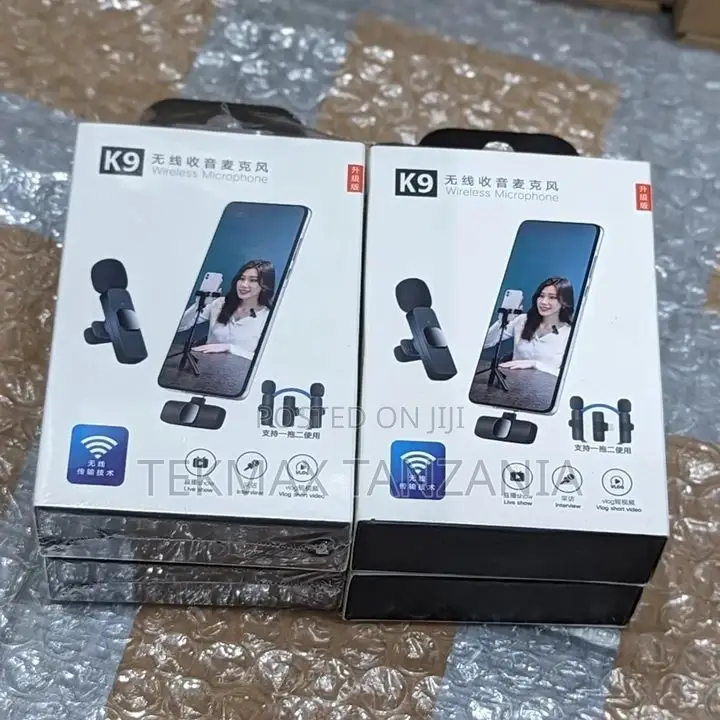 Wireless Microphone for Content Creators With Doube Mic