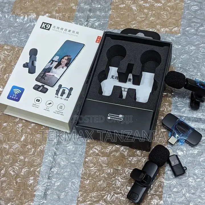 Wireless Microphone for Content Creators With Doube Mic
