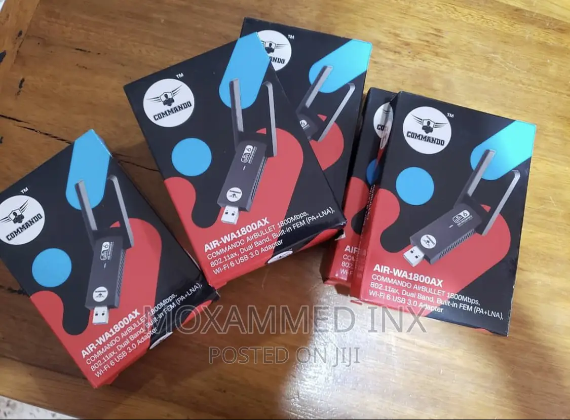 *AIR-WA1800AX ADAPTER* COMMANDO Airbullet 1800mbps, 802.1