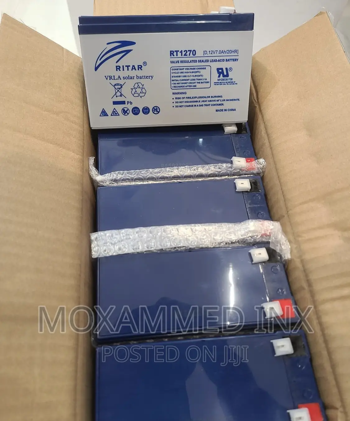 Ritar Batteries for Ups 12V 7A