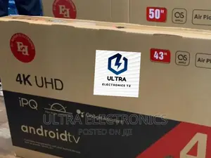 EL.MAHAR UHD Smart Android Tv. Ina Nchi 43