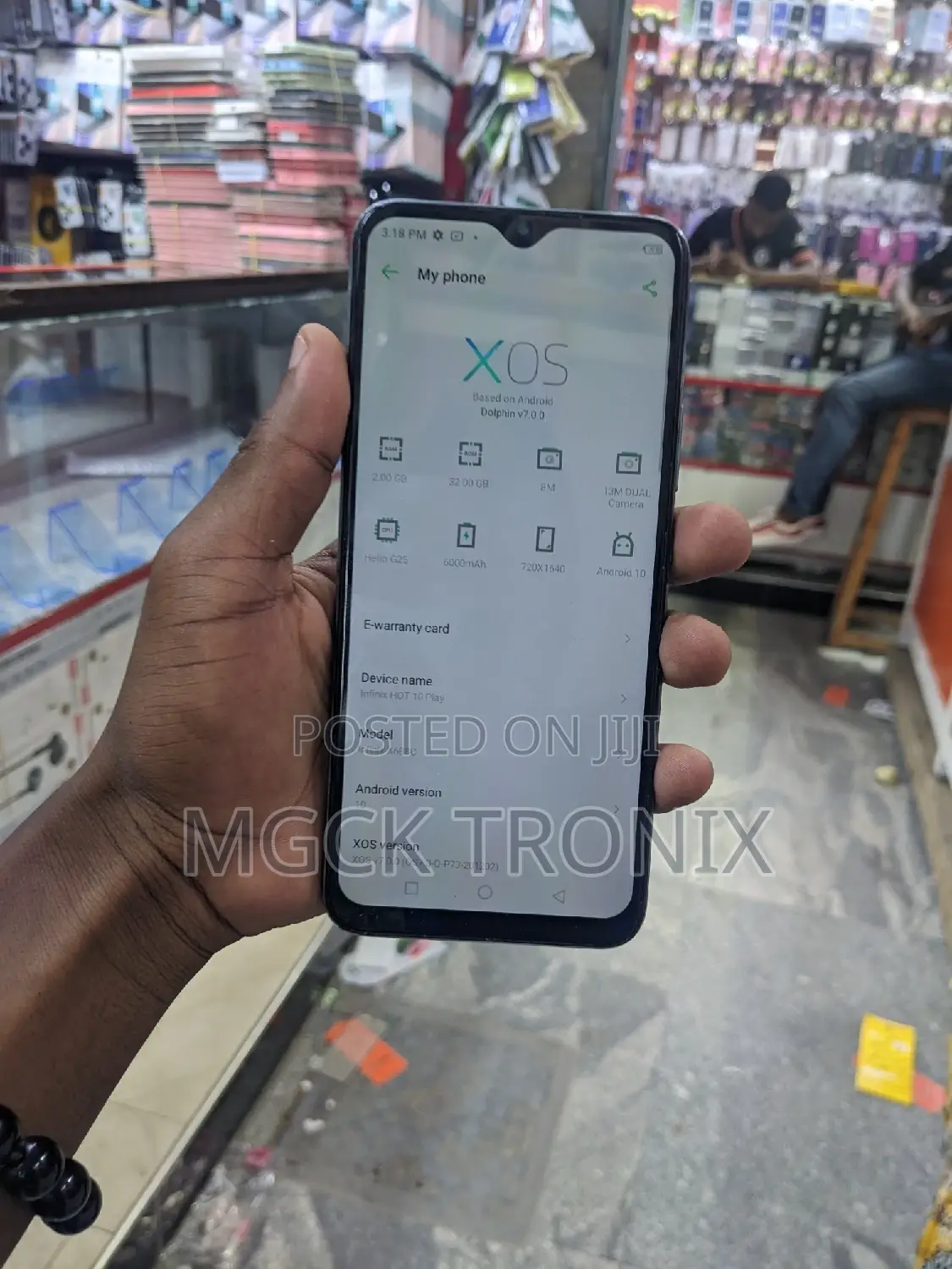 Infinix Hot 10 Play 32 GB Green