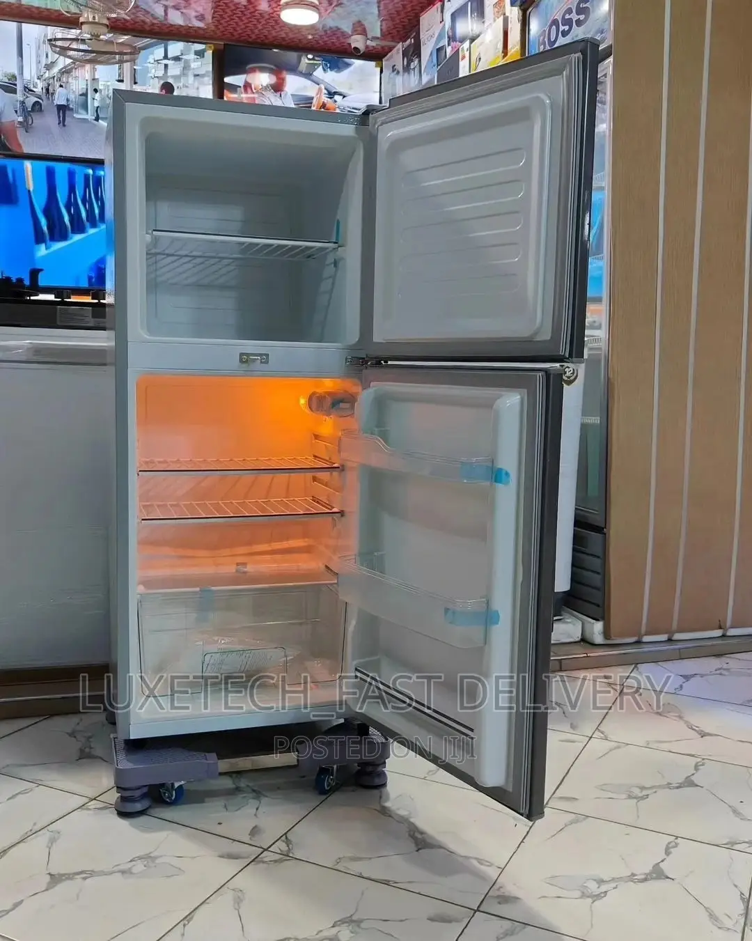 Mr UK Double Doors Refrigerator 212 Litres Fast Cooling