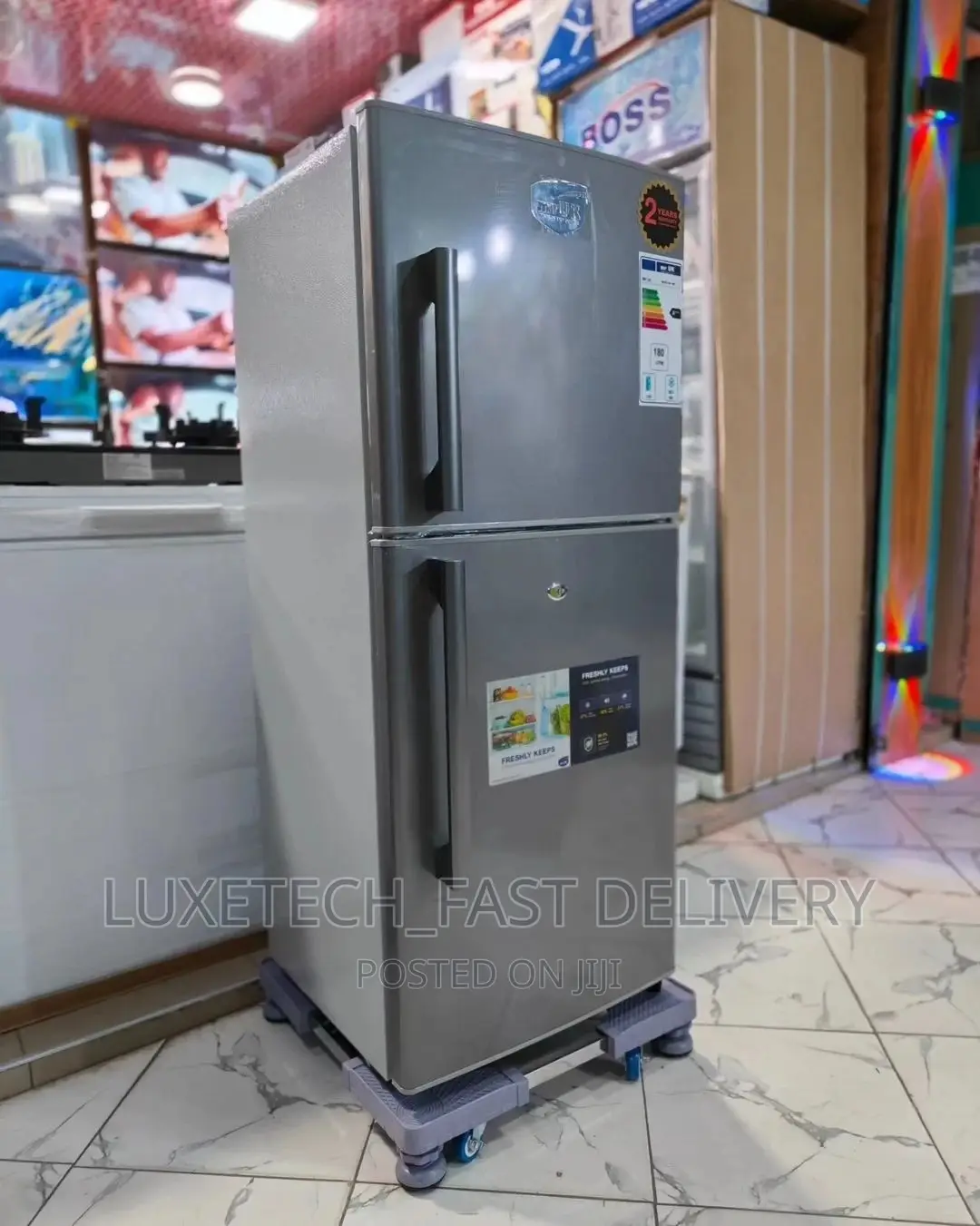 Mr UK Double Doors Refrigerator 212 Litres Fast Cooling
